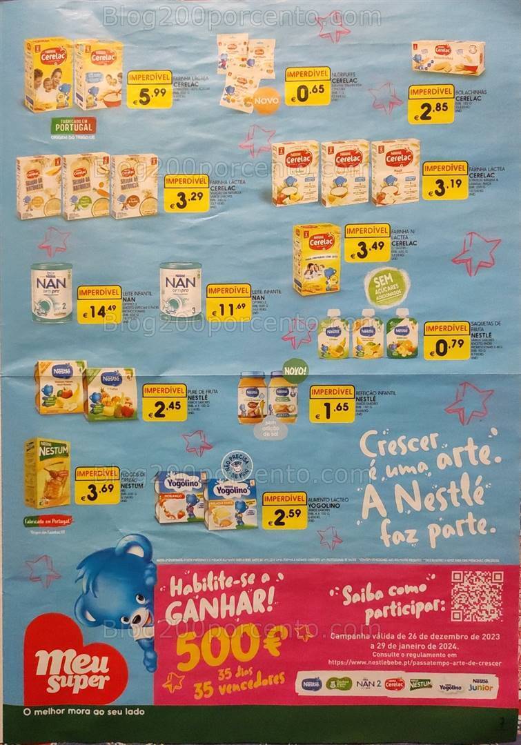 Antevisão Folheto MEU SUPER Promoções de 11 a 22 janeiro