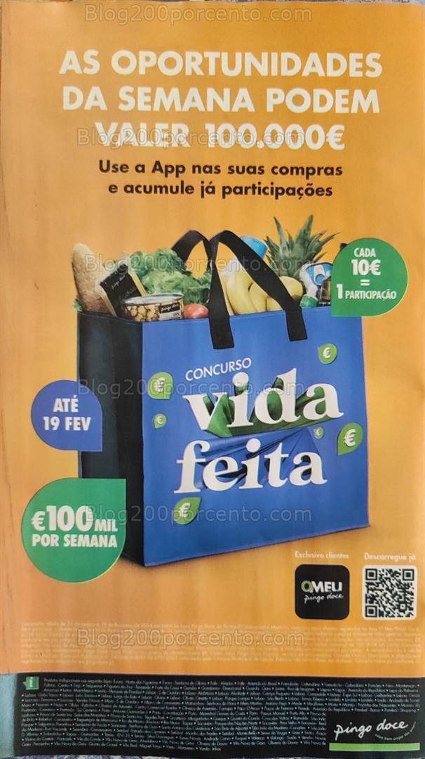 ALERTA - 100.000€ todas as semana no PINGO DOCE 23 janeiro a 19 fevereiro
