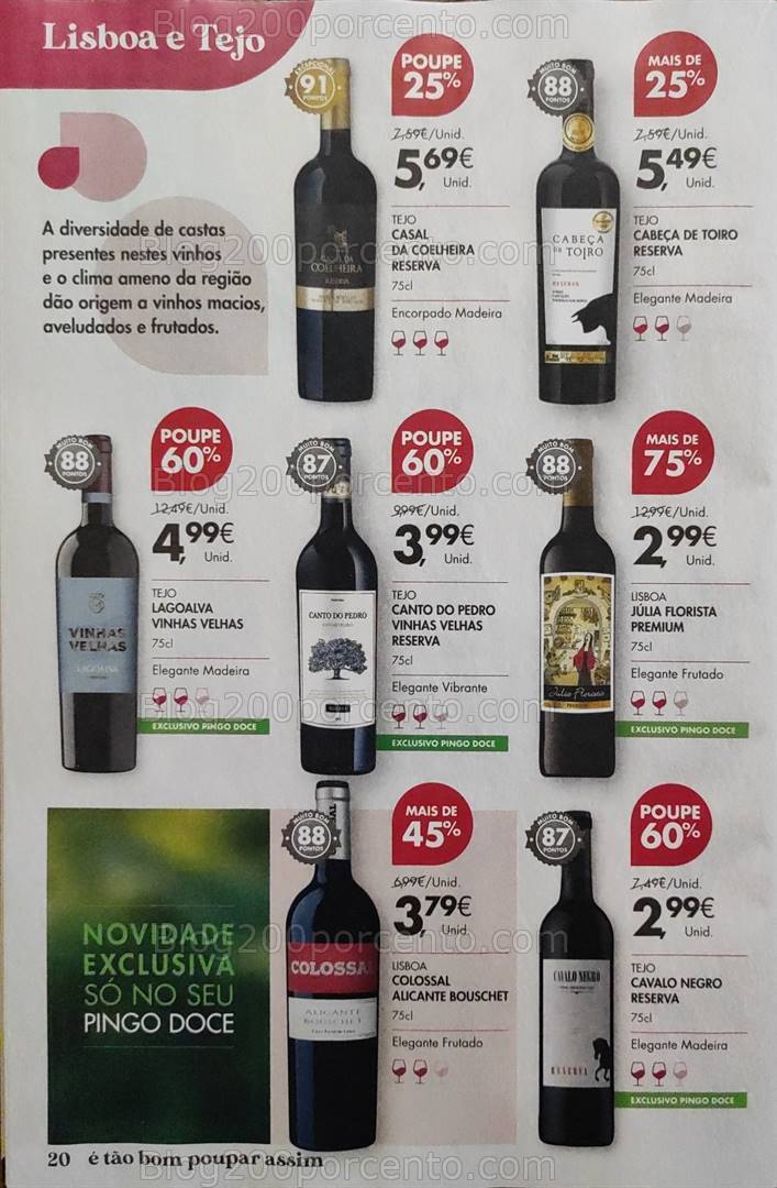 Antevisão Folheto PINGO DOCE Feira Queijos Enchidos e Vinhos - 16 janeiro a 19 fevereiro