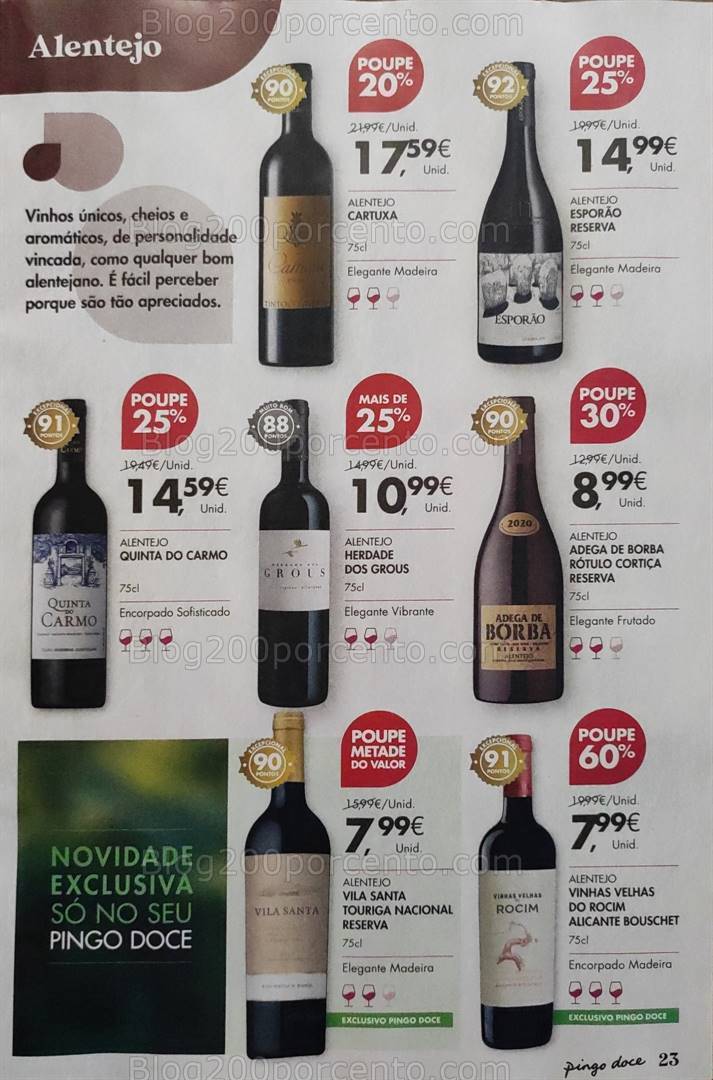 Antevisão Folheto PINGO DOCE Feira Queijos Enchidos e Vinhos - 16 janeiro a 19 fevereiro