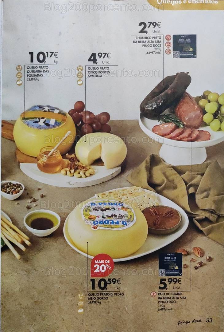 Antevisão Folheto PINGO DOCE Feira Queijos Enchidos e Vinhos - 16 janeiro a 19 fevereiro