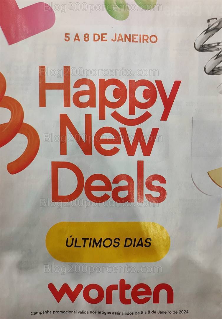 Antevisão Folheto WORTEN Promoções de 5 a 8 janeiro