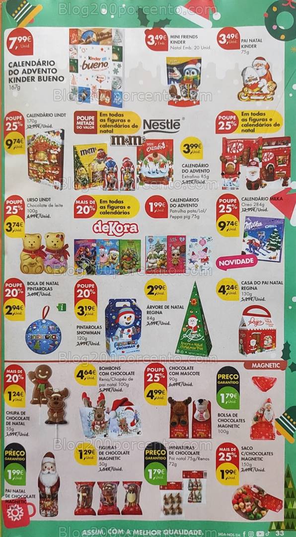 Antevisão Folheto PINGO DOCE Natal Promoções de 5 a 11 novembro