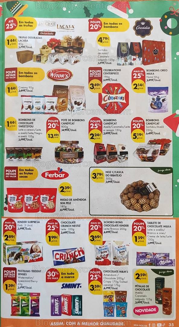 Antevisão Folheto PINGO DOCE Natal Promoções de 5 a 11 novembro