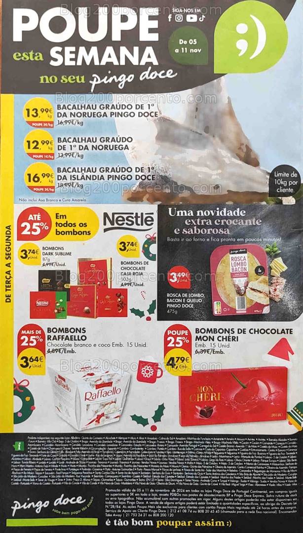 Antevisão Folheto PINGO DOCE Natal Promoções de 5 a 11 novembro