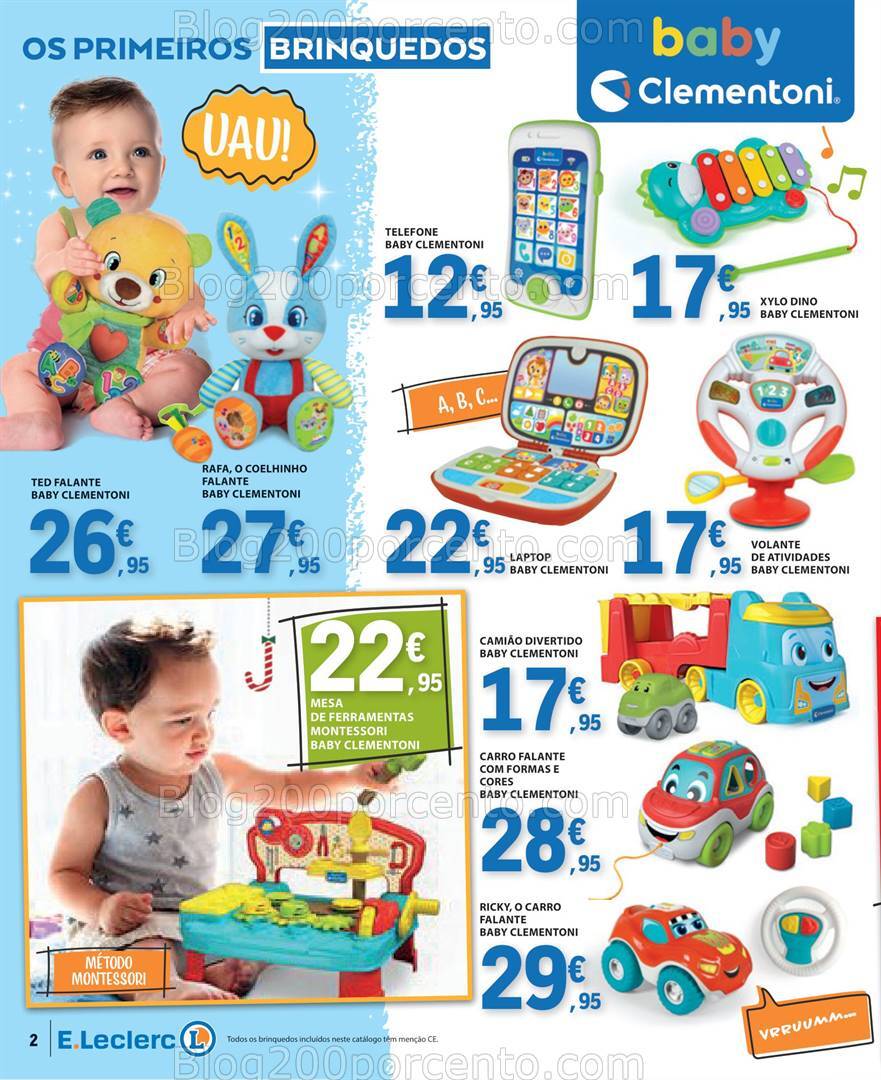 Antevisão Folheto E-LECLERC Brinquedos Natal - 12 novembro a 24 dezembro