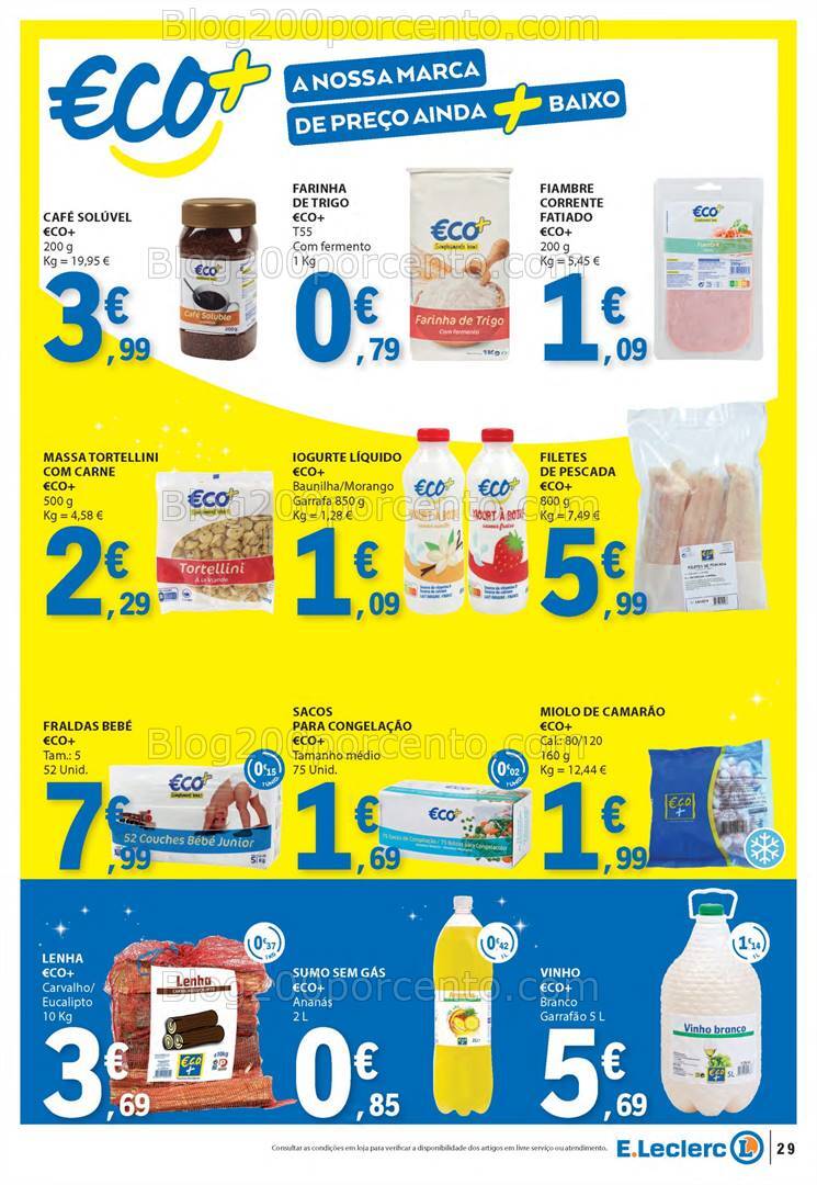 Antevisão Folheto E-LECLERC Especial Marca Própria Promoções de 7 a 13 novembro