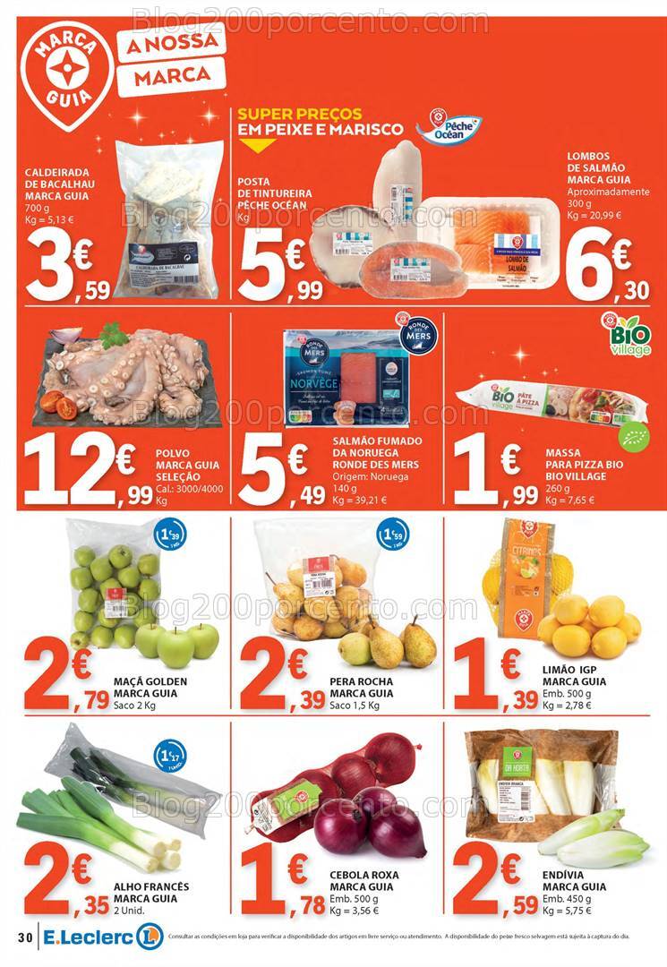 Antevisão Folheto E-LECLERC Especial Marca Própria Promoções de 7 a 13 novembro