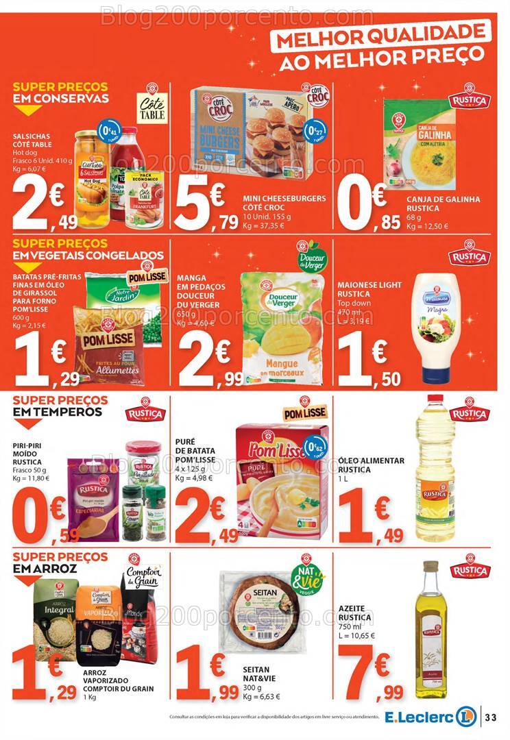 Antevisão Folheto E-LECLERC Especial Marca Própria Promoções de 7 a 13 novembro