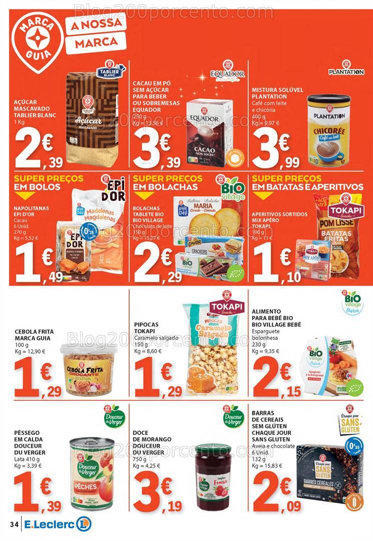 Antevisão Folheto E-LECLERC Especial Marca Própria Promoções de 7 a 13 novembro