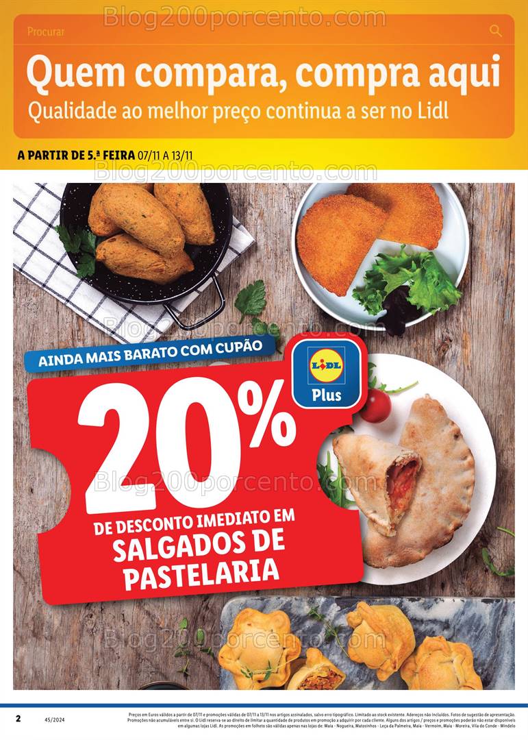 Antevisão Folheto LIDL Extra Maia Promoções de 7 a 13 novembro