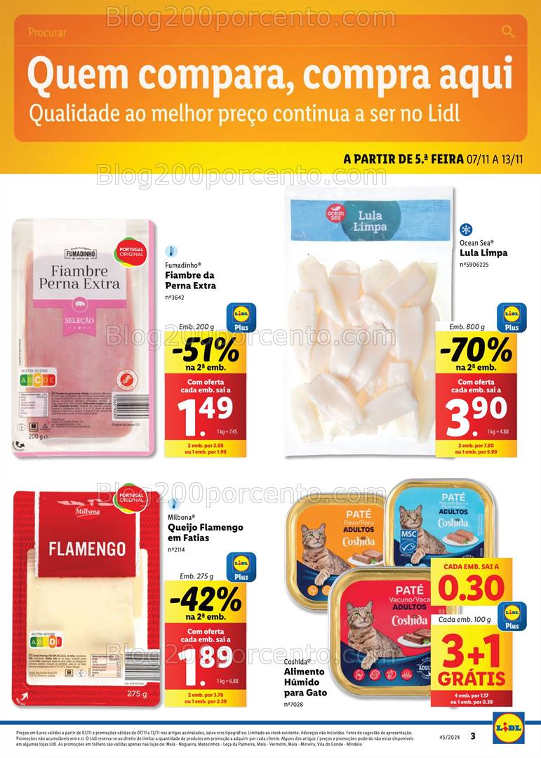 Antevisão Folheto LIDL Extra Maia Promoções de 7 a 13 novembro