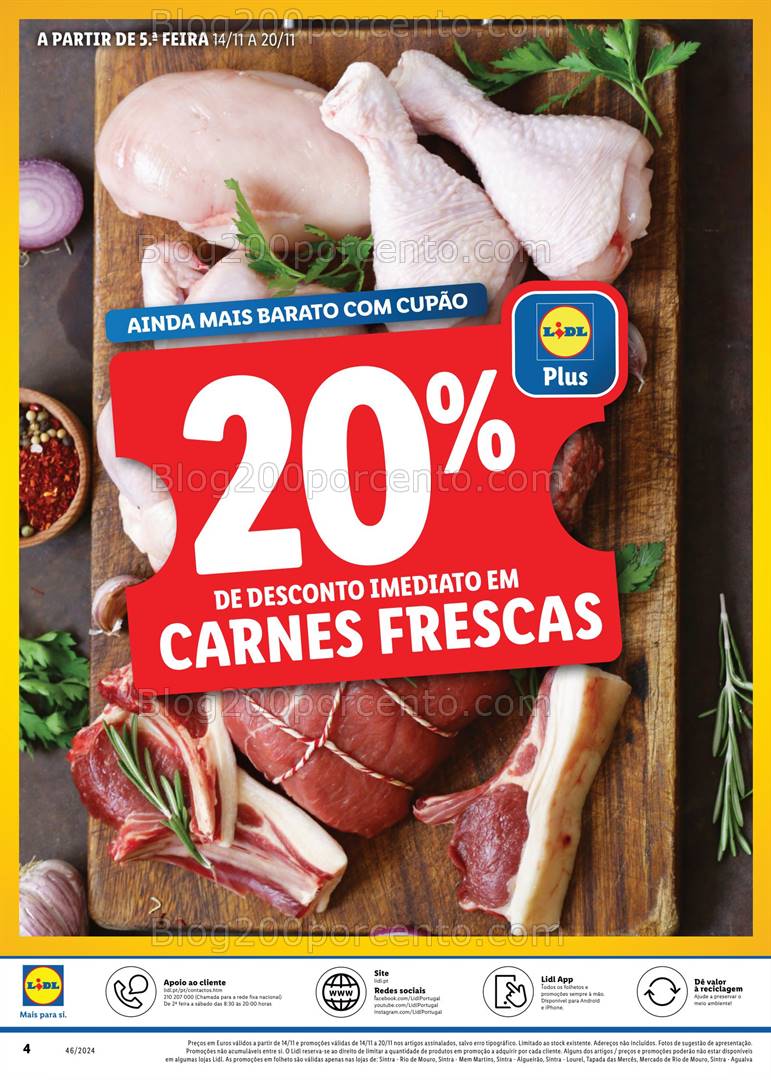 Antevisão Folheto LIDL Extra Sintra Promoções de 14 a 20 novembro