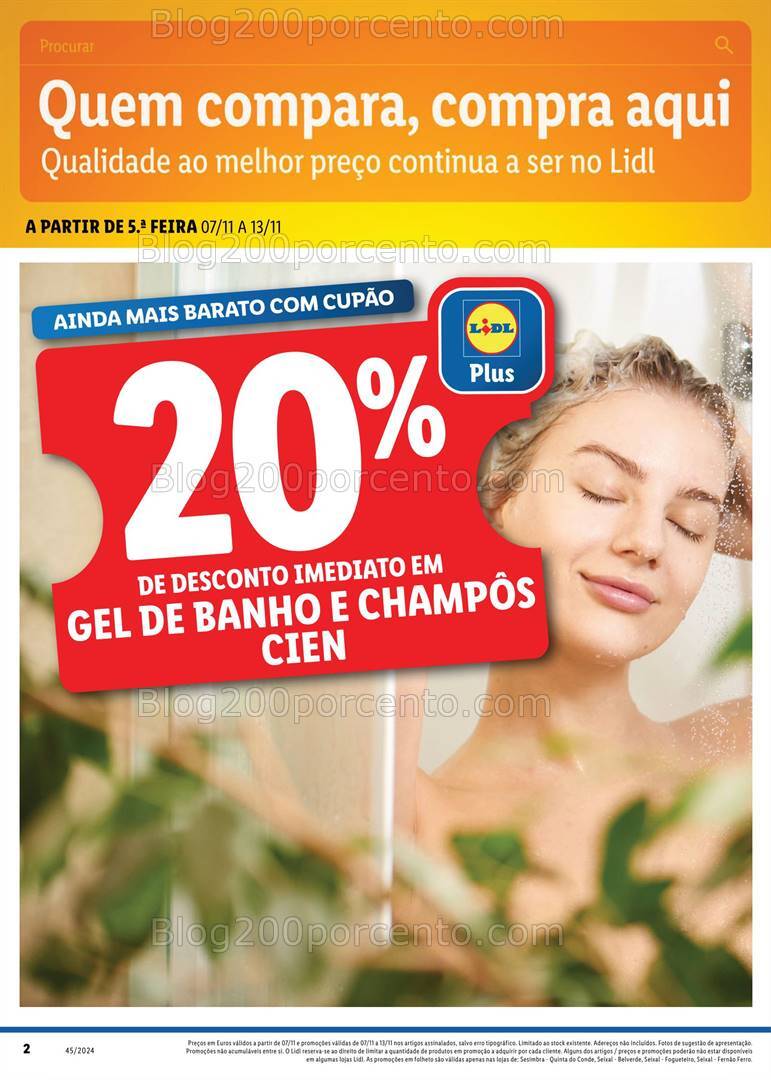 Antevisão Folheto LIDL Extra Seixal Promoções de 7 a 13 novembro