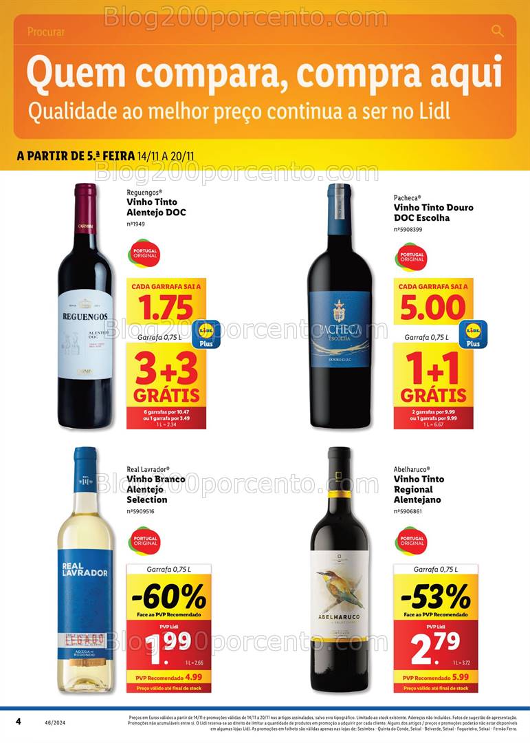 Antevisão Folheto LIDL Extra Seixal Promoções de 14 a 20 novembro