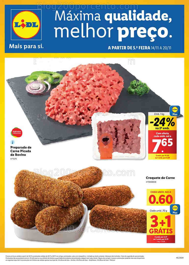 Antevisão Folheto LIDL Extra VNG Promoções de 14 a 20 novembro