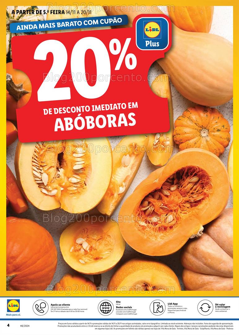 Antevisão Folheto LIDL Extra VNG Promoções de 14 a 20 novembro