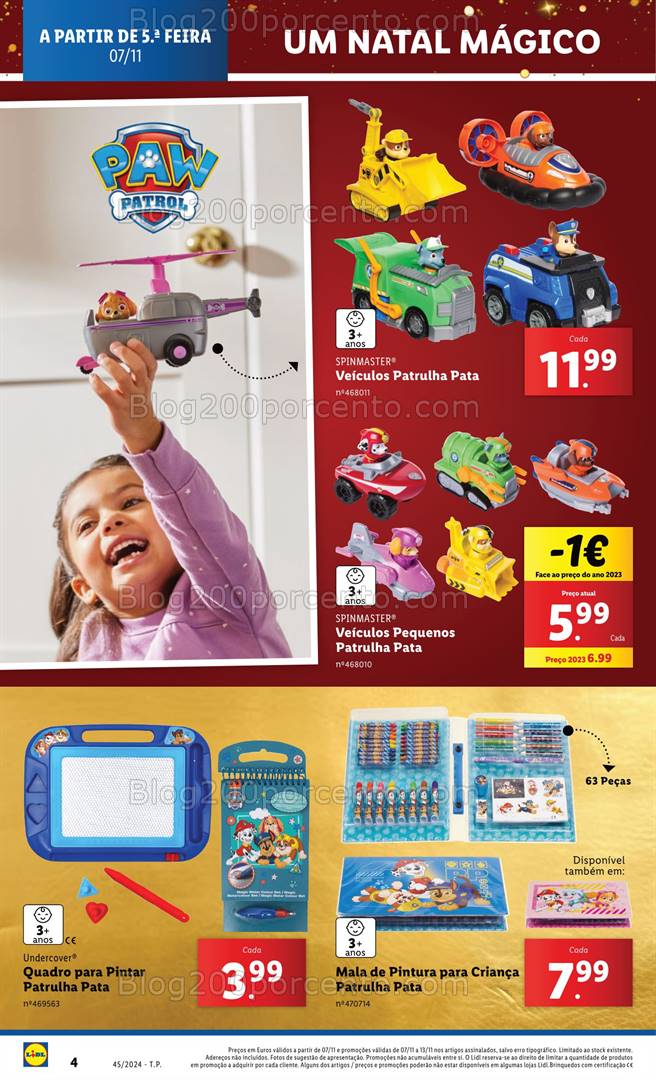 Antevisão Folheto LIDL Bazar Promoções de 7 a 13 novembro