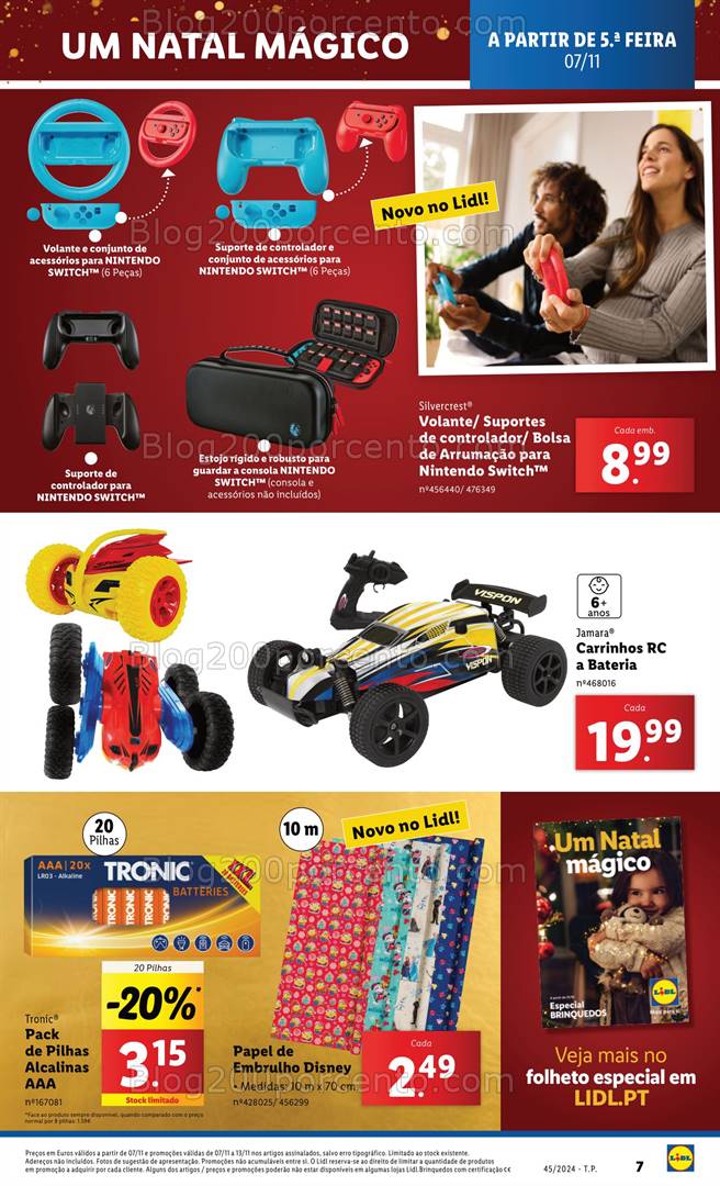 Antevisão Folheto LIDL Bazar Promoções de 7 a 13 novembro