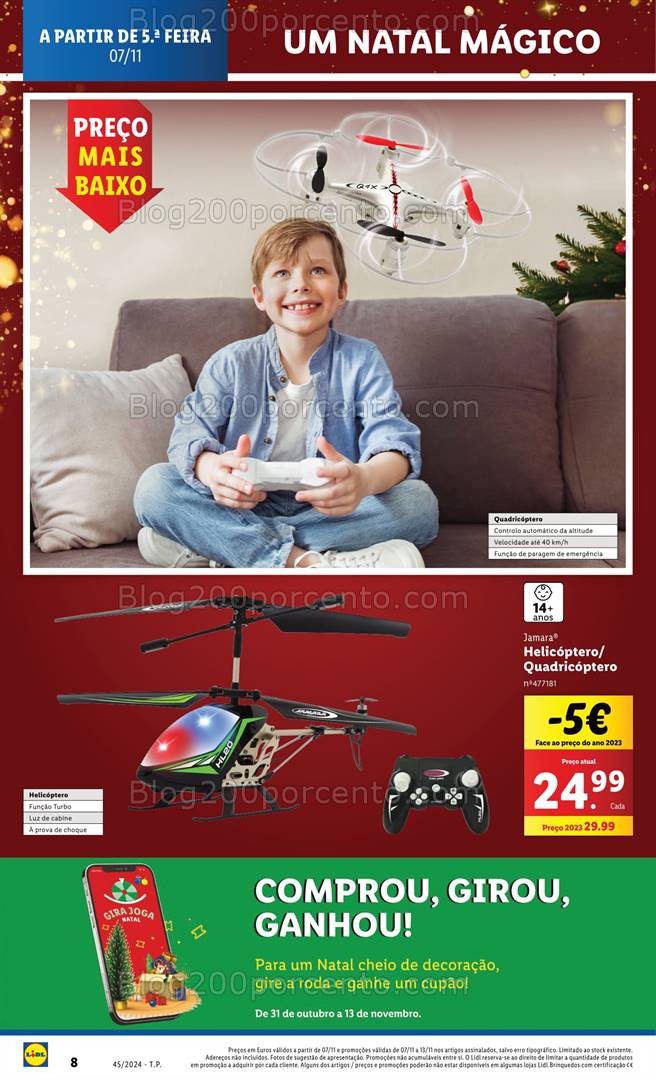 Antevisão Folheto LIDL Bazar Promoções de 7 a 13 novembro