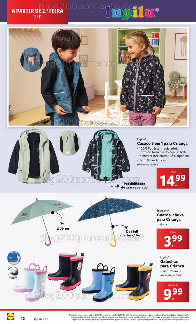 Antevisão Folheto LIDL Bazar Promoções de 7 a 13 novembro