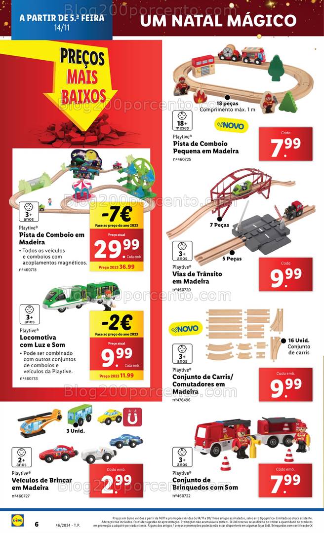 Antevisão Folheto LIDL Natal Mágico Promoções de 14 a 20 novembro