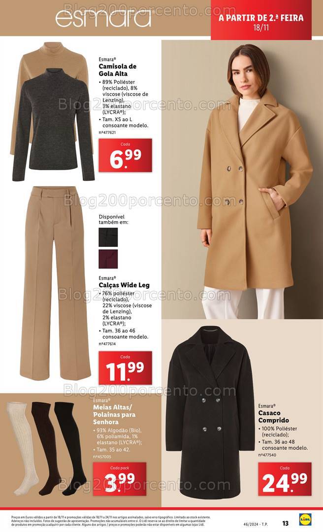 Antevisão Folheto LIDL Bazar Promoções a partir de 18 novembro