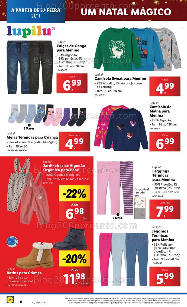 Antevisão Folheto LIDL Bazar Promoções de 21 a 27 novembro