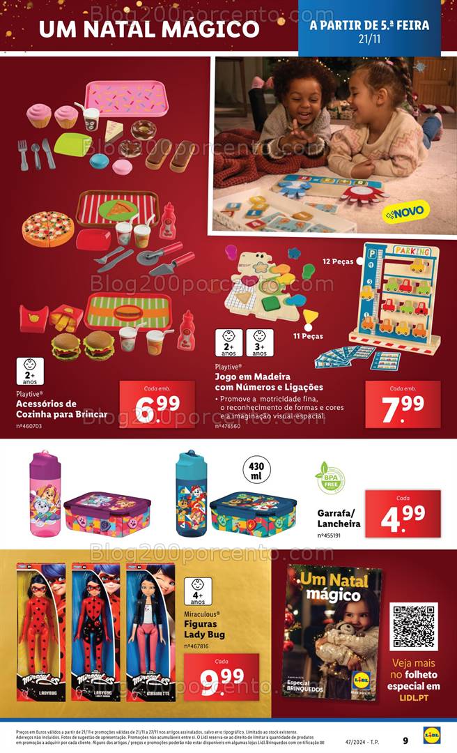 Antevisão Folheto LIDL Bazar Promoções de 21 a 27 novembro