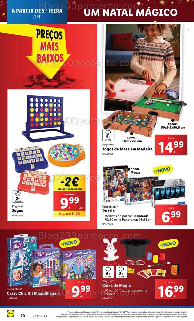 Antevisão Folheto LIDL Bazar Promoções de 21 a 27 novembro