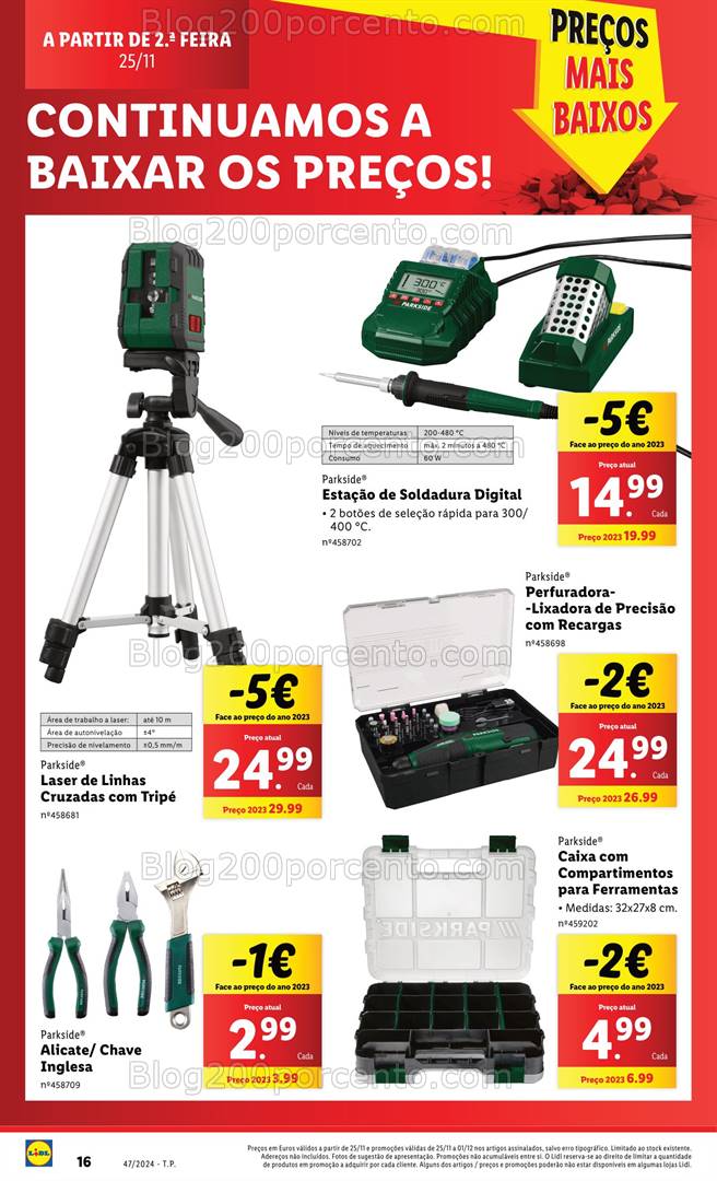 Antevisão Folheto LIDL Bazar Promoções de 21 a 27 novembro