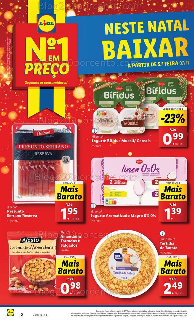 Antevisão Folheto LIDL Promoções de 7 a 13 novembro