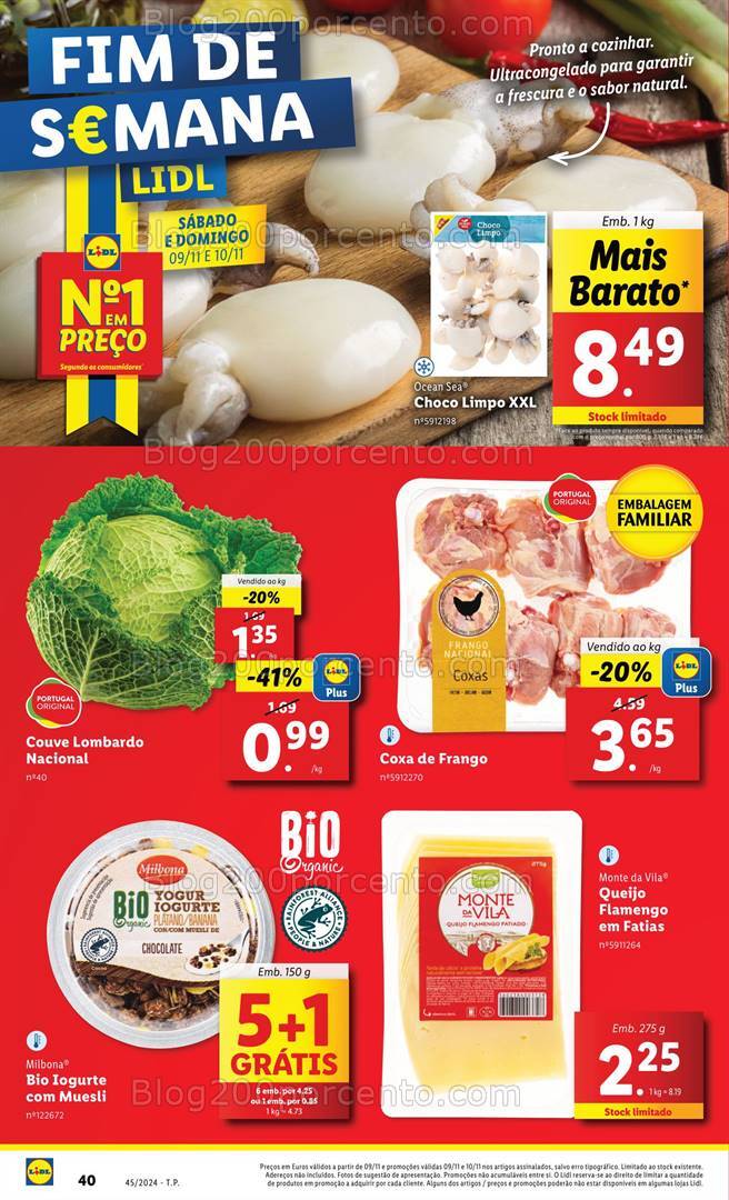 Antevisão Folheto LIDL Promoções de 7 a 13 novembro