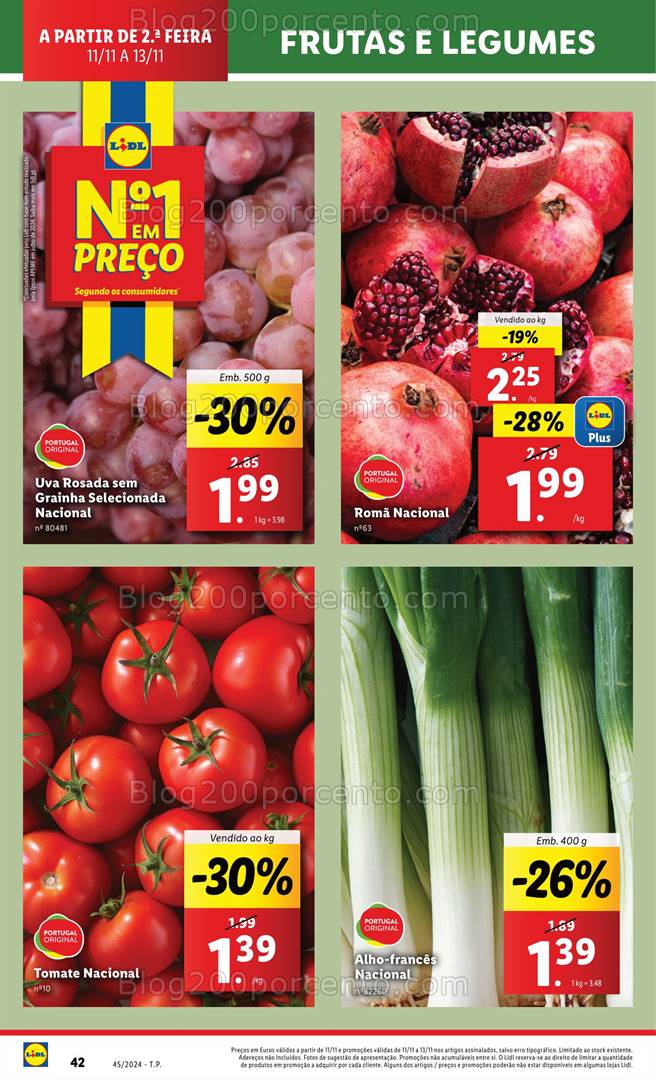 Antevisão Folheto LIDL Promoções de 7 a 13 novembro