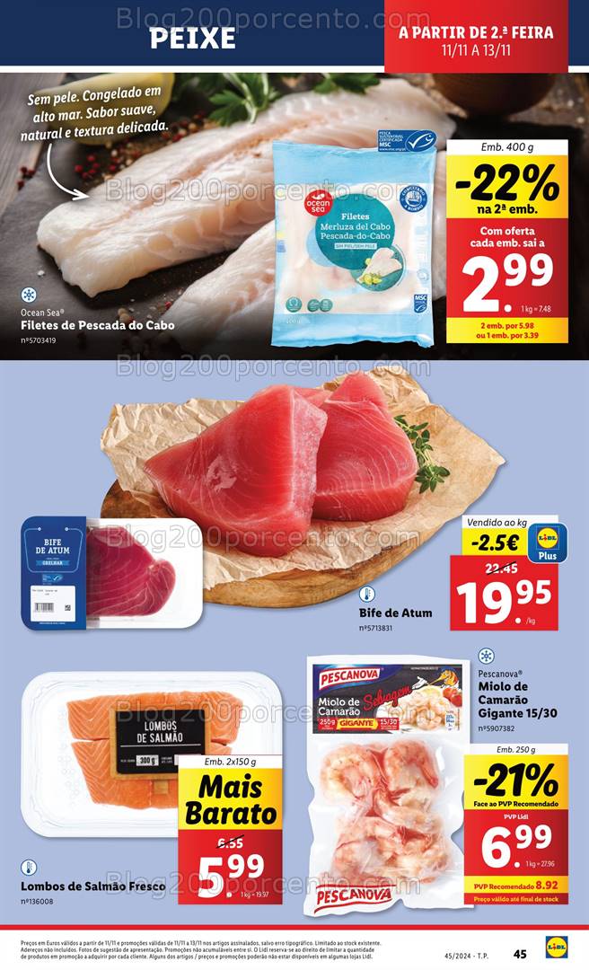 Antevisão Folheto LIDL Promoções de 7 a 13 novembro