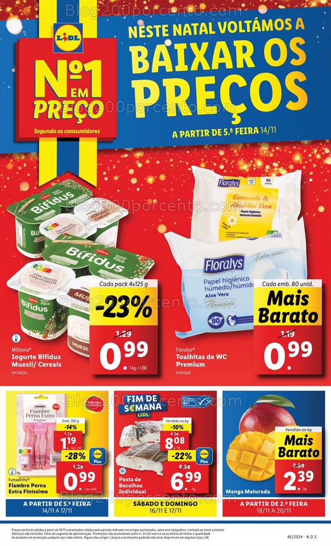 Antevisão Folheto LIDL Promoções de 14 a 20 novembro