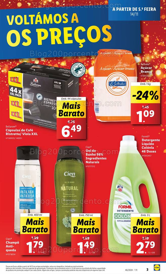 Antevisão Folheto LIDL Promoções de 14 a 20 novembro