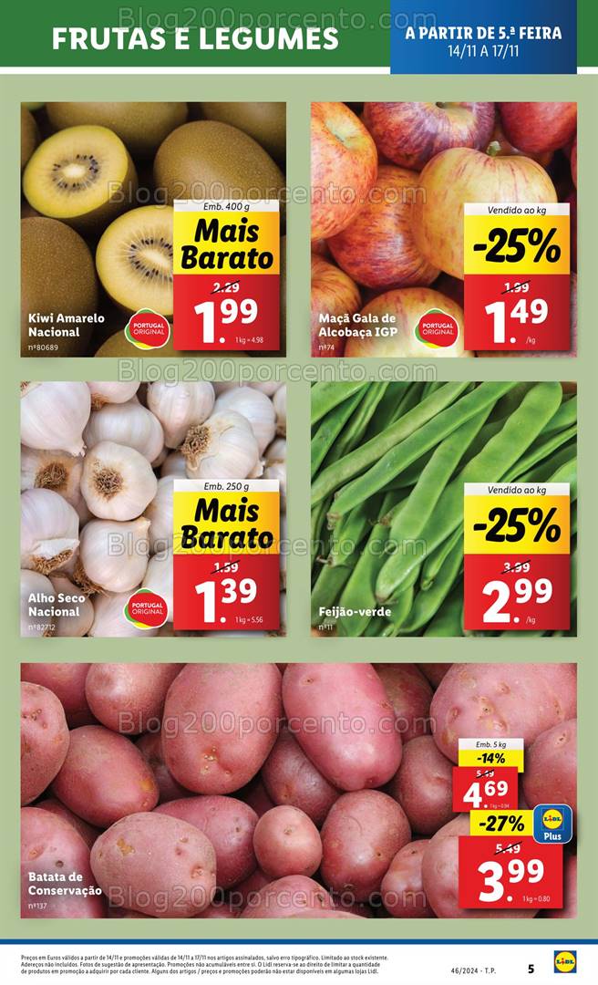 Antevisão Folheto LIDL Promoções de 14 a 20 novembro