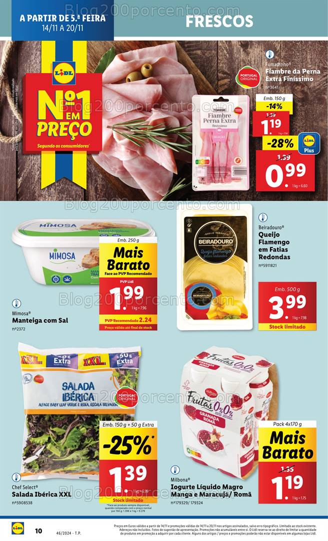 Antevisão Folheto LIDL Promoções de 14 a 20 novembro