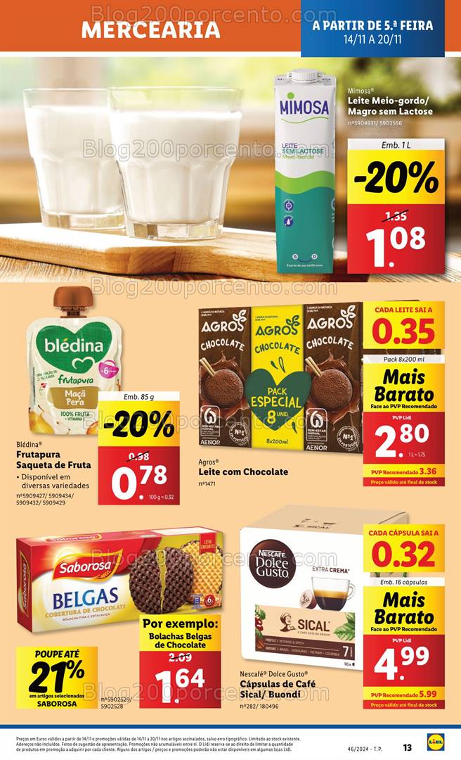 Antevisão Folheto LIDL Promoções de 14 a 20 novembro