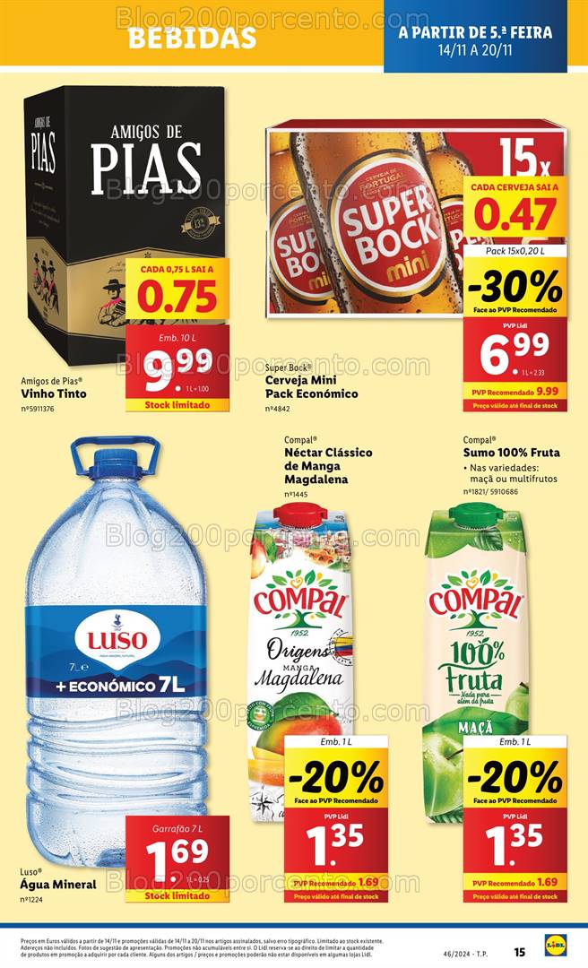 Antevisão Folheto LIDL Promoções de 14 a 20 novembro