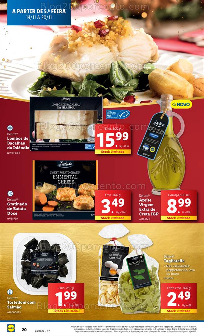 Antevisão Folheto LIDL Natal Promoções de 14 a 20 novembro