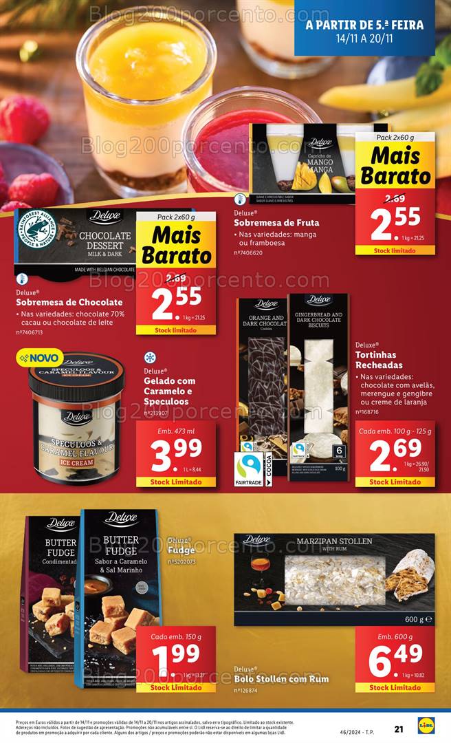 Antevisão Folheto LIDL Natal Promoções de 14 a 20 novembro