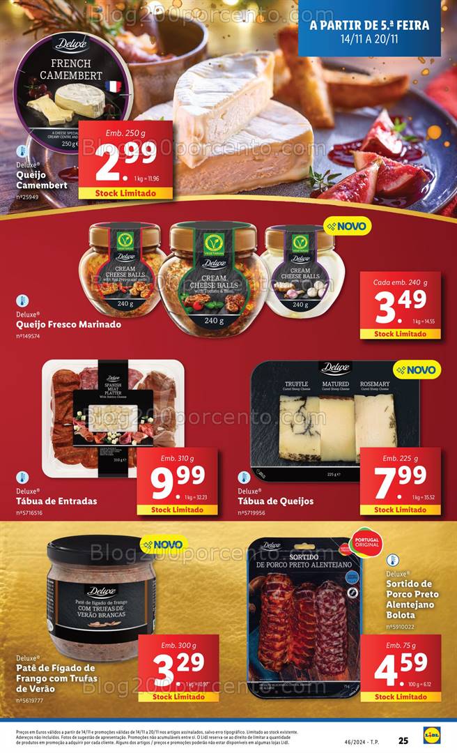 Antevisão Folheto LIDL Natal Promoções de 14 a 20 novembro