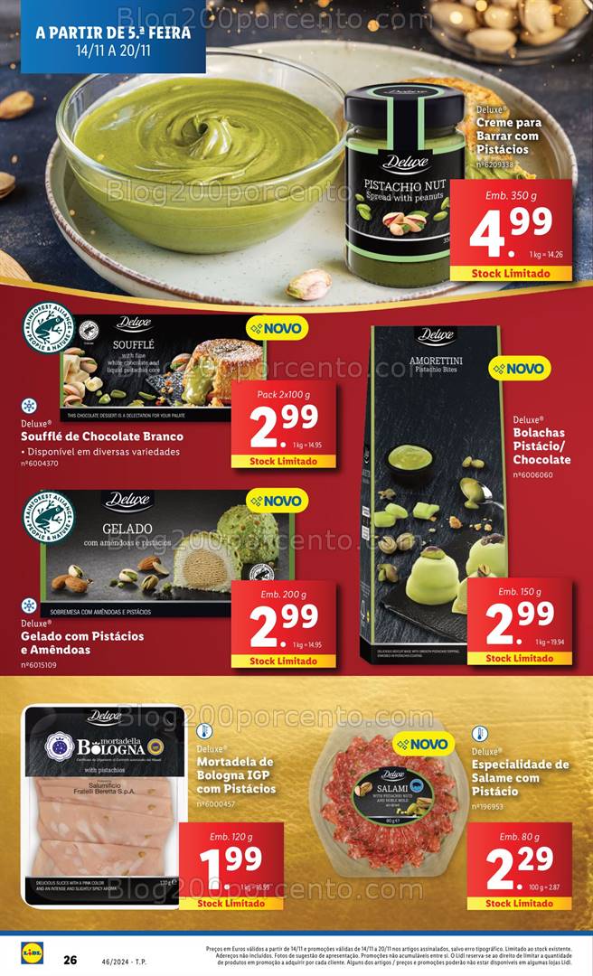 Antevisão Folheto LIDL Natal Promoções de 14 a 20 novembro