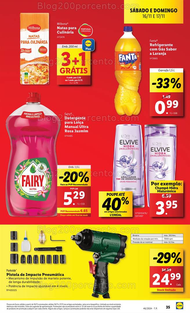 Antevisão Folheto LIDL Promoções de 14 a 20 novembro