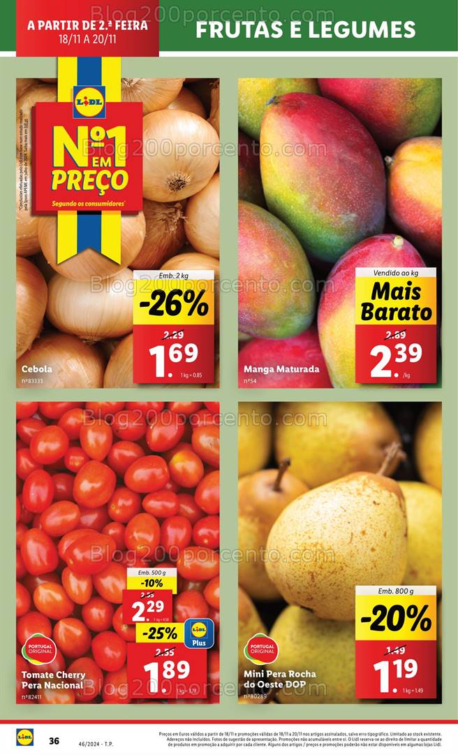 Antevisão Folheto LIDL Promoções de 14 a 20 novembro