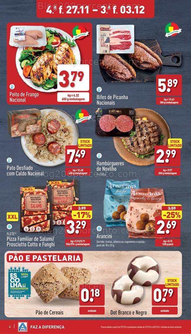 Antevisão Folheto ALDI Promoções 27 novembro a 3 dezembro