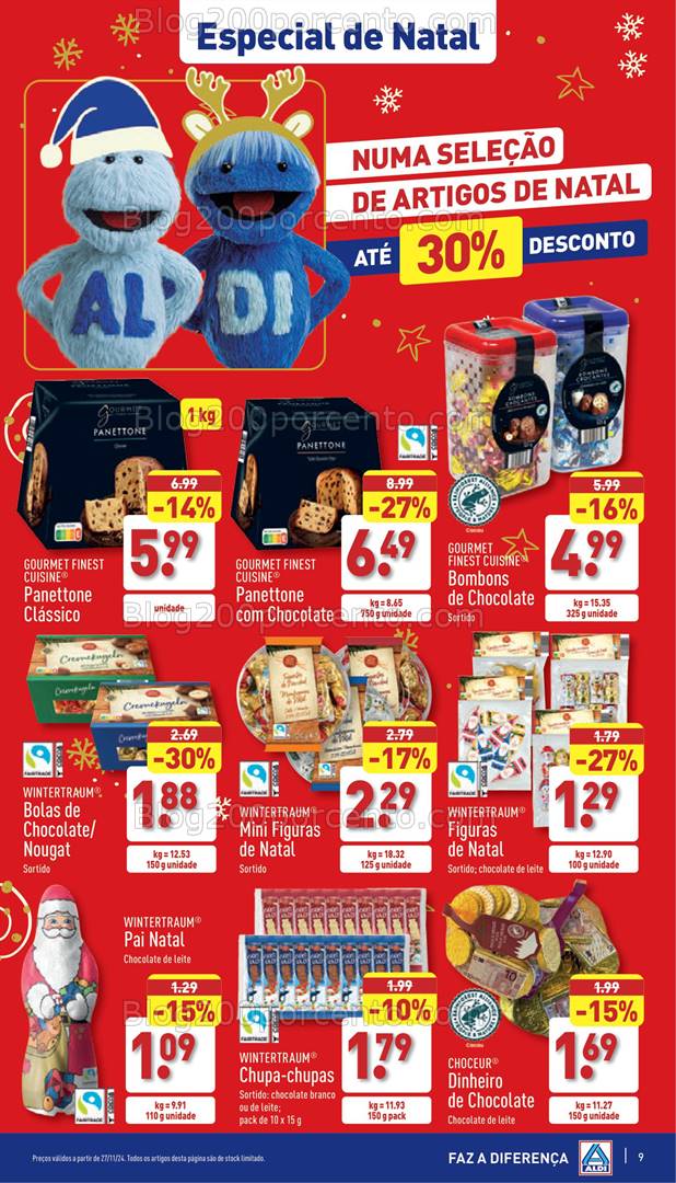 Antevisão Folheto ALDI Promoções 27 novembro a 3 dezembro