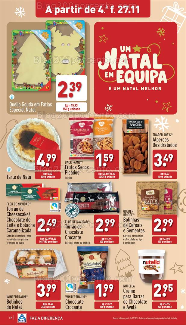 Antevisão Folheto ALDI Promoções 27 novembro a 3 dezembro